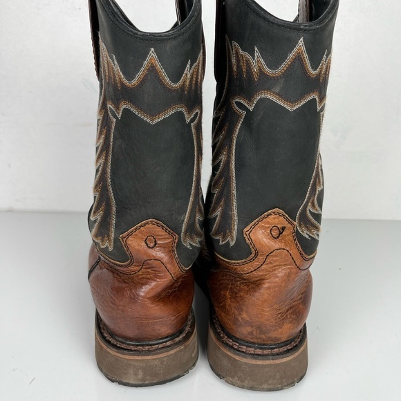 Cabela’s Mens Boots‎ Size 8M Pinedale XT Deer Skull Western Square Toe Work